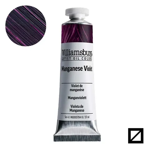 Farba olejna Williamsburg Artist Oil Colors 37 ml - 0704 Manganese Violet