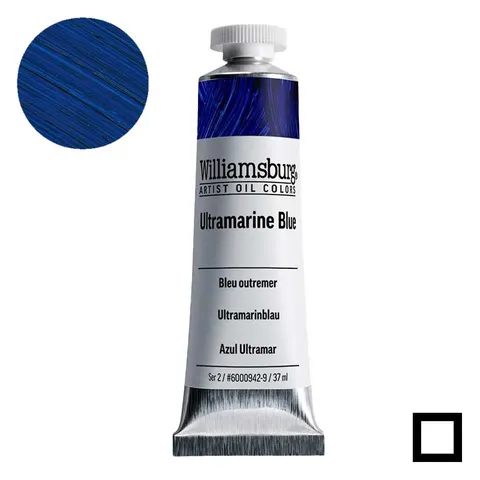 Farba olejna Williamsburg Artist Oil Colors 37 ml - 0942 Ultramarine Blue
