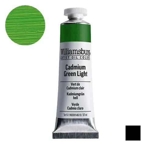 Farba olejna Williamsburg Artist Oil Colors 37 ml - 1146 Cadmium Green Light