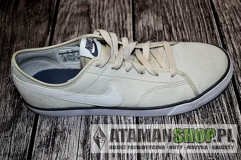Buty roz 41 Nike Primo Court Leather 644826 010 kremowe