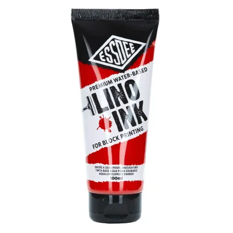 Tusz wodny Block Printing Ink Essdee Premium 100 ml - Red