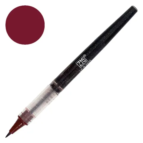 Wkład pędzelkowy do pisaka ZIG Cocoiro Letter Pen - Extra Fine brush pen bordeaux