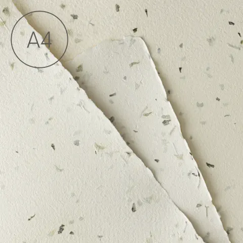 Papier czerpany A4 gładki Mięta