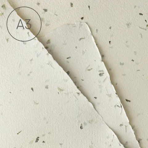 Papier czerpany A3 gładki Mięta