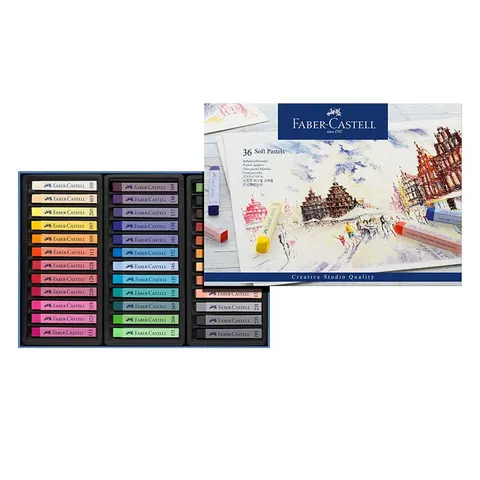 Pastele suche Faber-Castell Soft Pastels zestaw 36 kolorów