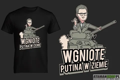 Koszulka hołowniak Wgniotę Putina w Ziemię