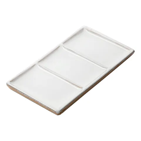 Paleta do akwareli ceramiczna prostokątna Renesans - 3 podziałki