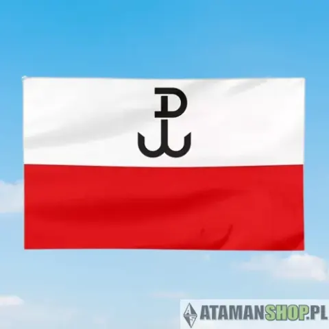 Flaga Polski Walczącej 150x90 mały wzór