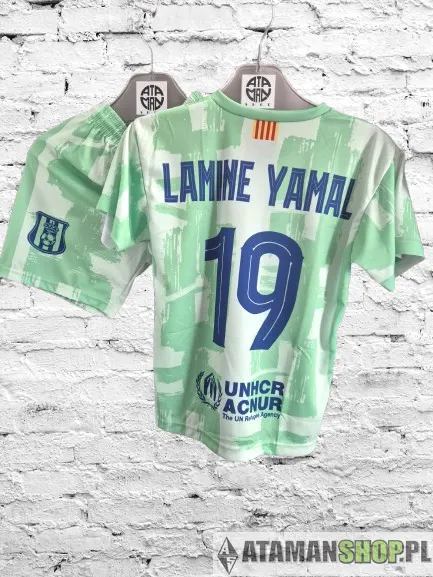 Komplet piłkarski Yamal 19 Barcelona zielony
