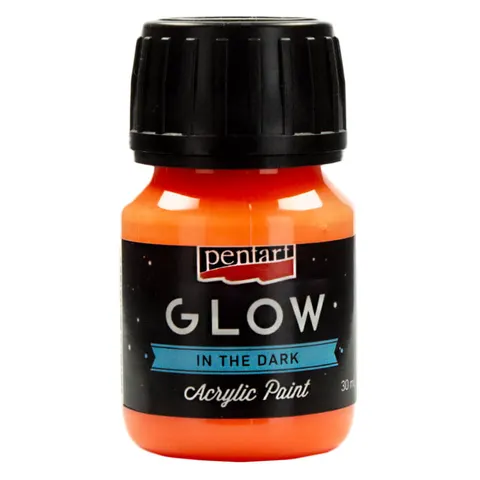 Farba fosforyzująca Glow Pentart 30 ml pomarańczowy