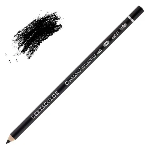 Węgiel w drewnie Cretacolor 46001 Soft - miękki