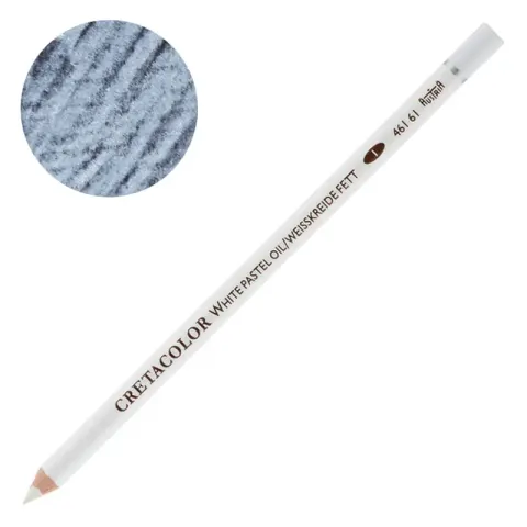 Kredka artystyczna Cretacolor White Chalk Oil 461 61 Biała