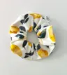 Scrunchie JUICY LEMONS 1szt - frotka do włosów welur