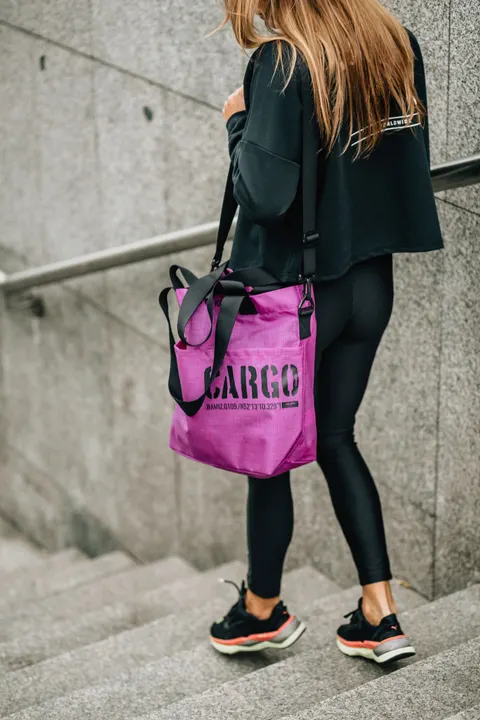 Torba z kieszeniami magenta SMALL