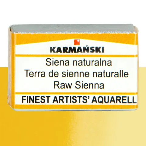 Farba akwarelowa Karmański kostka - 320 S1 Siena Naturalna