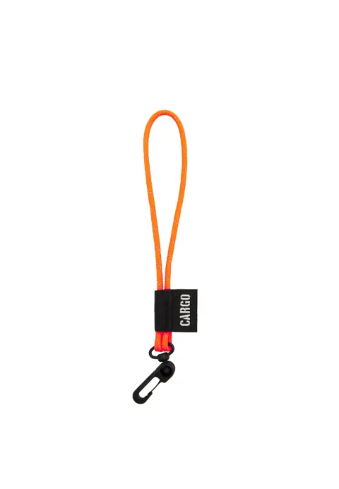 Krótka smycz - brelok NEON ORANGE