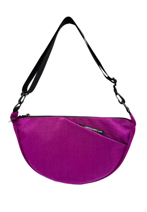 Torba HALF MOON magenta MEDIUM