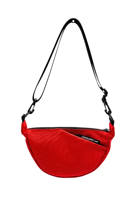 Torba HALF MOON red SMALL