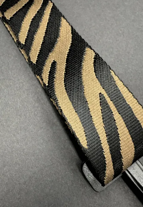 Długi pas do torby Zebra MOKKA MOUSSE