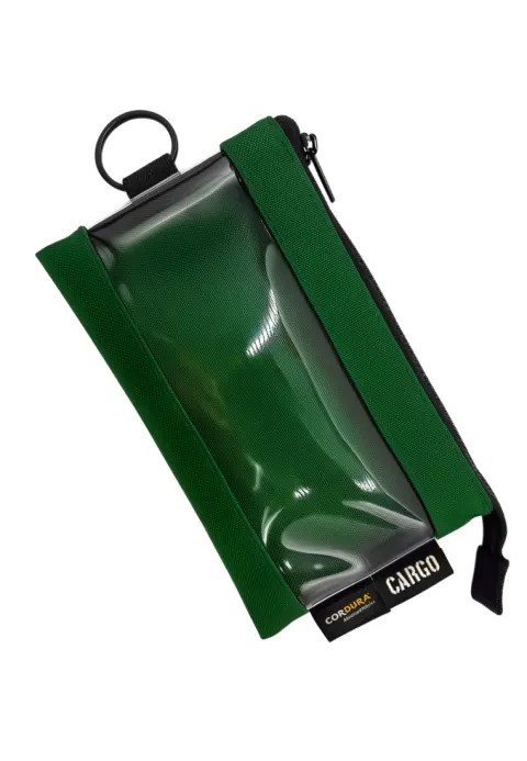 CARGO CLEAR POUCH - MOSS GREEN Medium