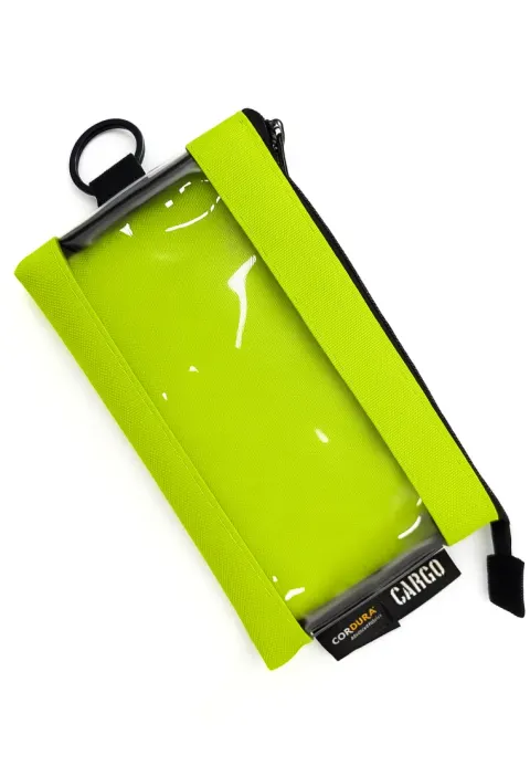 CARGO CLEAR POUCH - LIME Medium