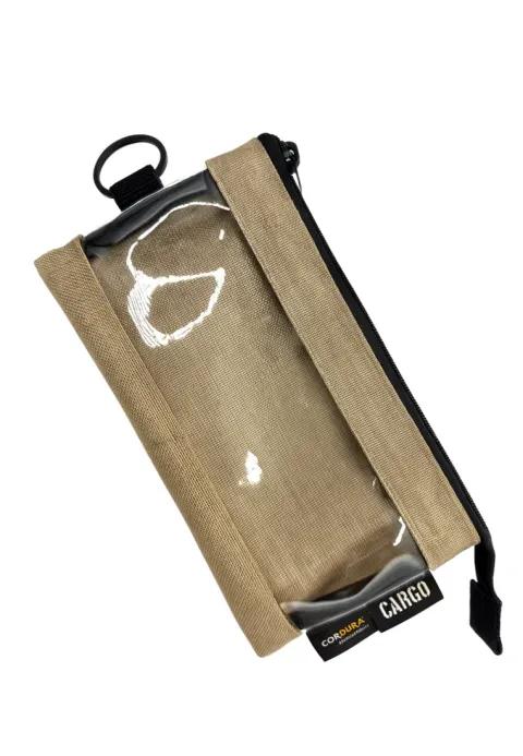 CARGO CLEAR POUCH - VINTAGE GOLD Medium