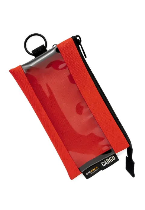 CARGO CLEAR POUCH - RED Medium