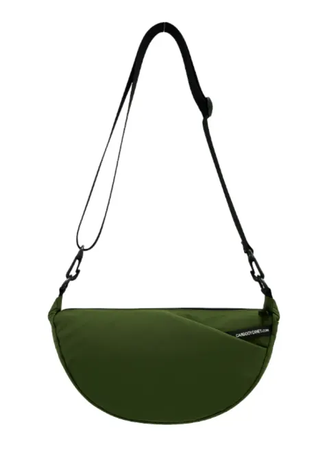 Torba HALF MOON green nori SMALL