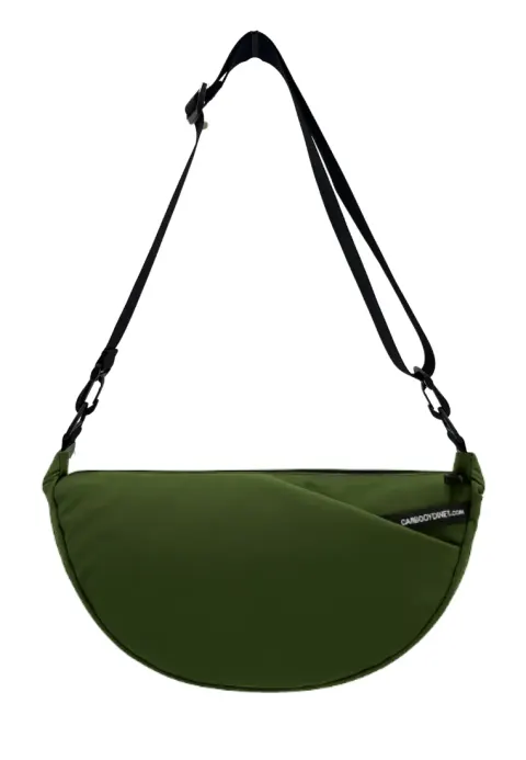 Torba HALF MOON green nori MEDIUM