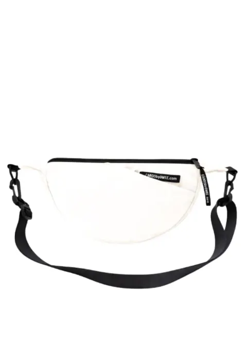 Torba HALF MOON white SMALL