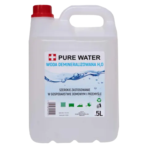 Woda demineralizowana 5L
