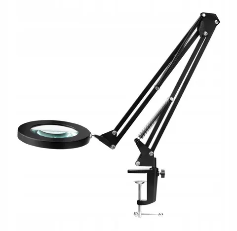 Lampa LED z lupą Glow 308 mocowana do blatu