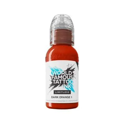 World Famous Limitless tusz do tatuażu Dark Orange 1 30ml
