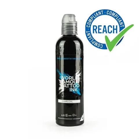World Famous Limitless tusz do tatuażu Charcoal Greywash 120ml