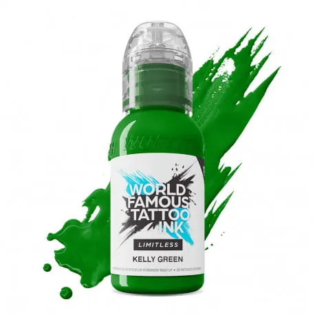 World Famous Limitless tusz do tatuażu Kelly Green 30ml