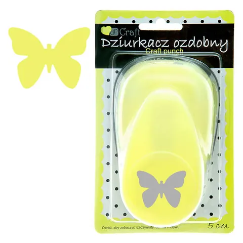 Dziurkacz ozdobny do papieru 5 cm dpCraft - motyl