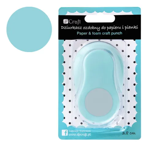 Dziurkacz ozdobny do papieru i pianki 3.8 cm dpCraft - koło