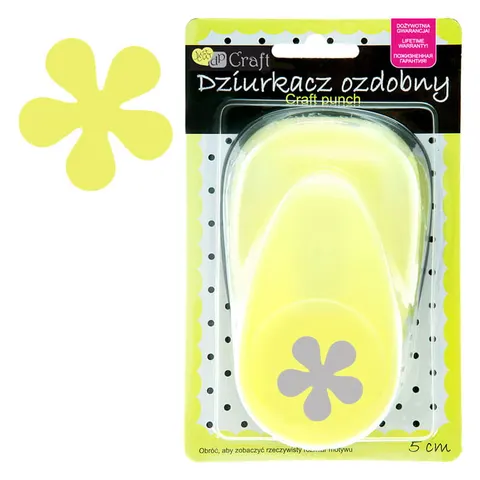 Dziurkacz ozdobny do papieru 5 cm dpCraft - kwiat 3