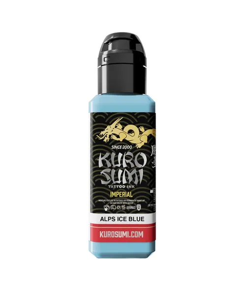 Kuro Sumi Imperial - tusz do tatuażu Alps Ice Blue 22ml