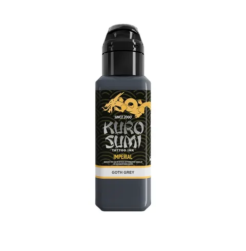 Kuro Sumi Imperial - tusz do tatuażu Goth Grey 22ml