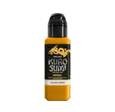 Kuro Sumi Imperial - tusz do tatuażu Golden Lemon 22ml