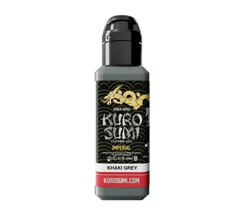 Kuro Sumi Imperial - tusz do tatuażu Khaki Grey 22ml