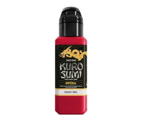 Kuro Sumi Imperial - tusz do tatuażu Peony Red 22ml