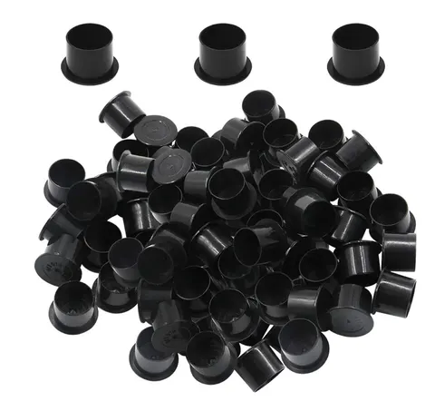 Kubeczki do tuszu Cups with stand Black 100 szt