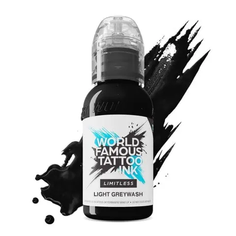 World Famous Limitless tusz do tatuażu Light Greywash 30ml
