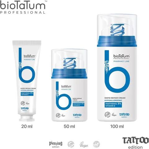 BioTatum Regenerujący krem ochronny do pielęgnacji tatuażu