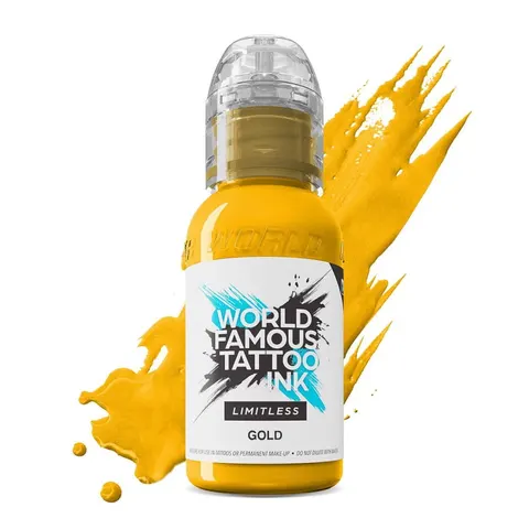 World Famous Limitless tusz do tatuażu Gold 30ml