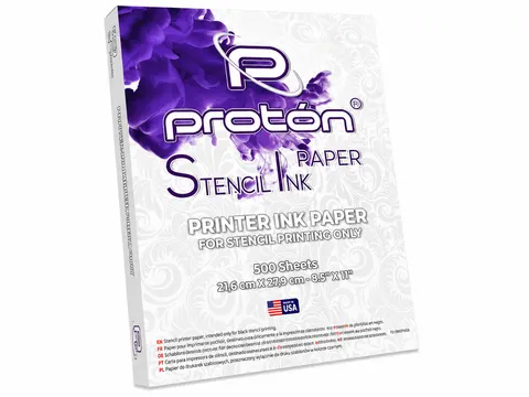 Proton Stencil Ink Paper – papier do drukarek stencil (500 arkuszy)