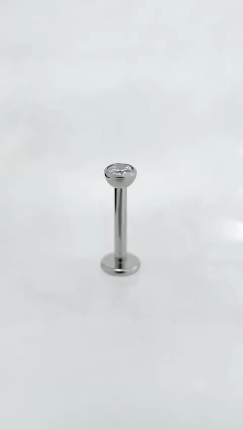 Labret tytanowy 'crystal mini'