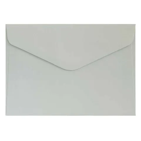 Koperta gładka 130 g C6 10 szt. - jasnoszara